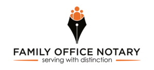 Family Office Notary logo thin trans Family Office Notary logo